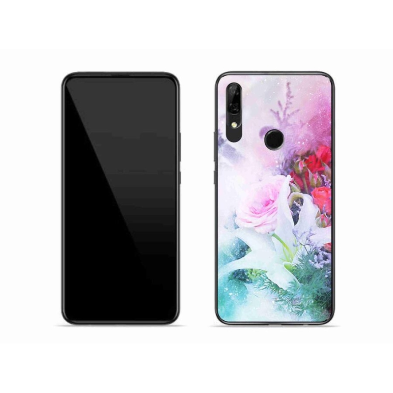 Gél borító mmCase a mobil Huawei P Smart Z - virágok 4