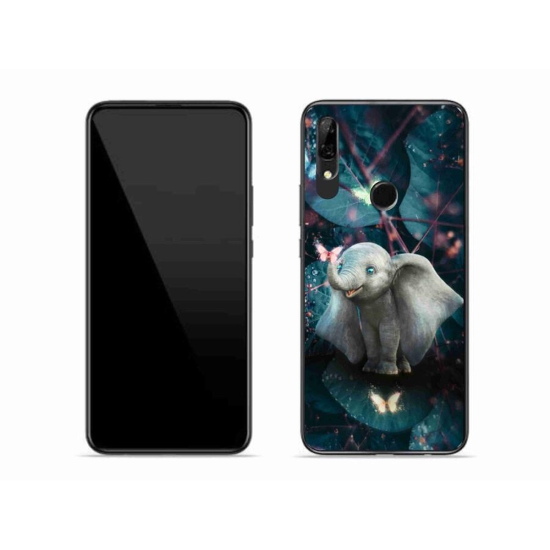 Gél borító mmCase a mobil Huawei P Smart Z - aranyos elefánthoz