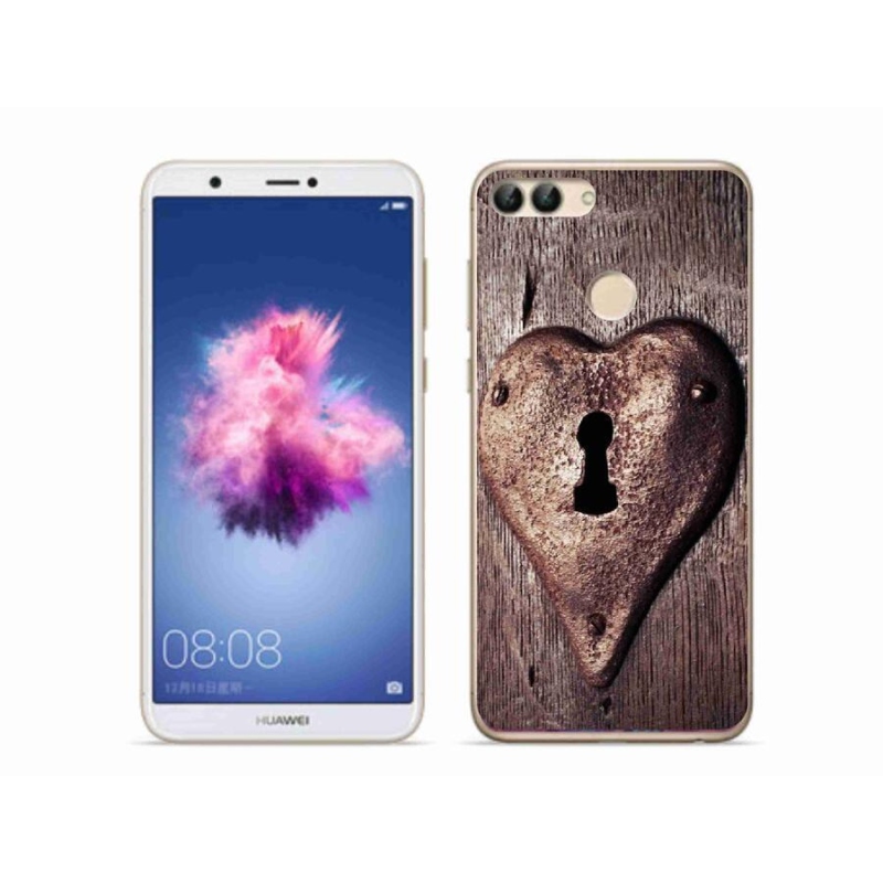 Gél borító mmCase a Huawei P Smarthoz - szív alakú zár