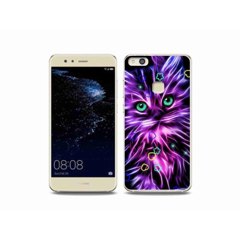 Gél borítás mmCase a Huawei P10 Lite készülékhez - absztrakt macska
