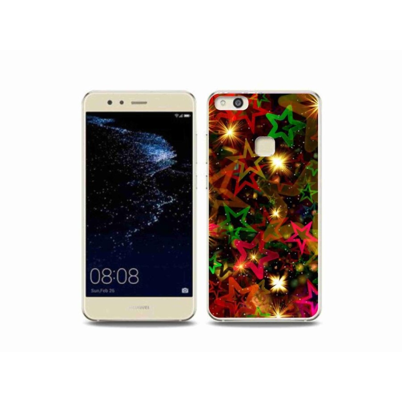 Gél borítás mmCase a Huawei P10 Lite készülékhez - színes csillagok