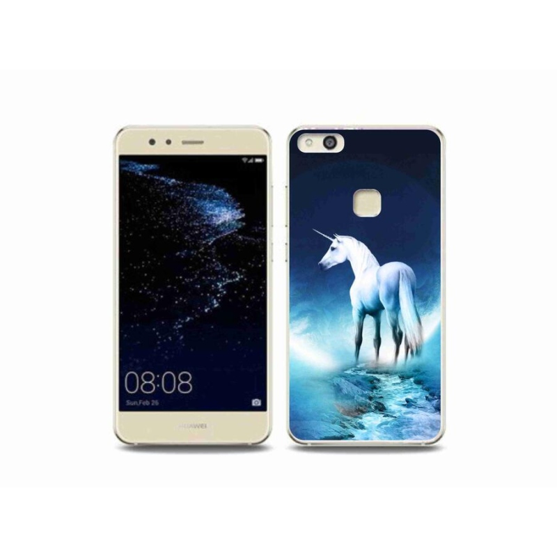 Gél védőhuzat mmCase a Huawei P10 Lite készülékhez - fehér egyszarvú