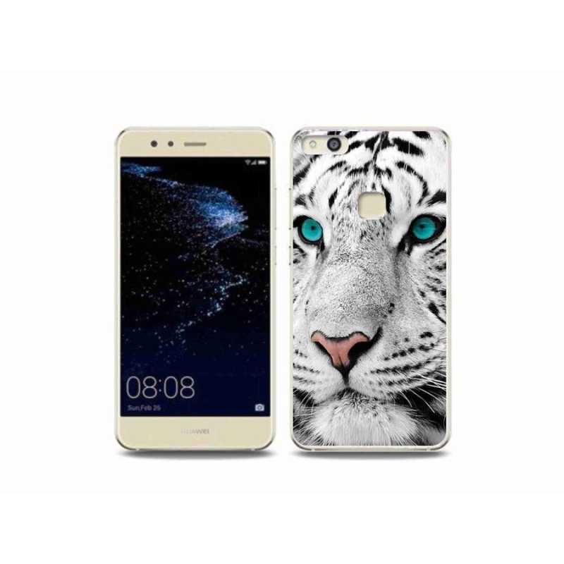 Gél borítás mmCase a Huawei P10 Lite készülékhez - fehér tigris