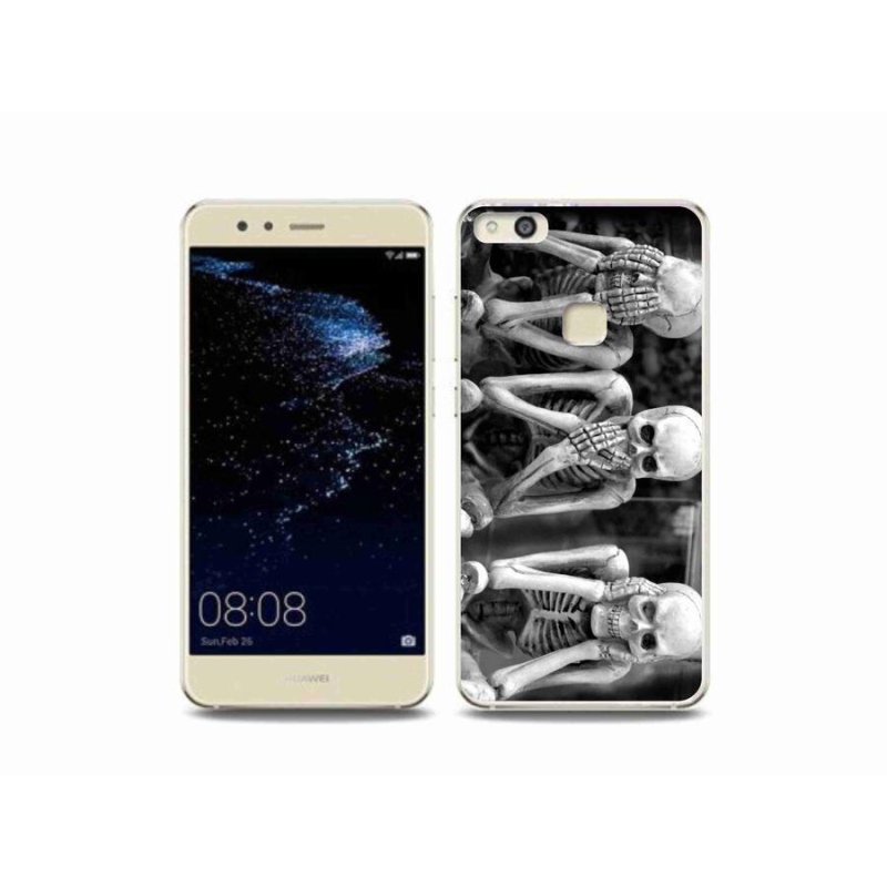 Gél borítás mmCase a Huawei P10 Lite számára - csontvázak
