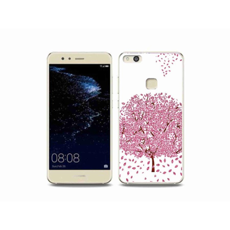 Gél borító mmCase mobil Huawei P10 Lite - rajzfilm fa levelekkel