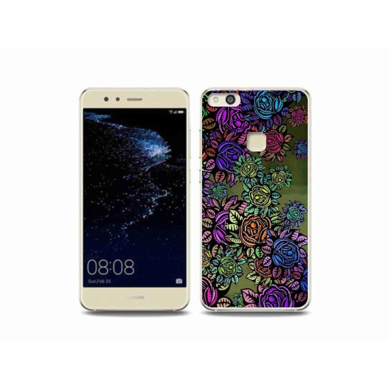 Gél borító mmCase a mobil Huawei P10 Lite - virágok 6