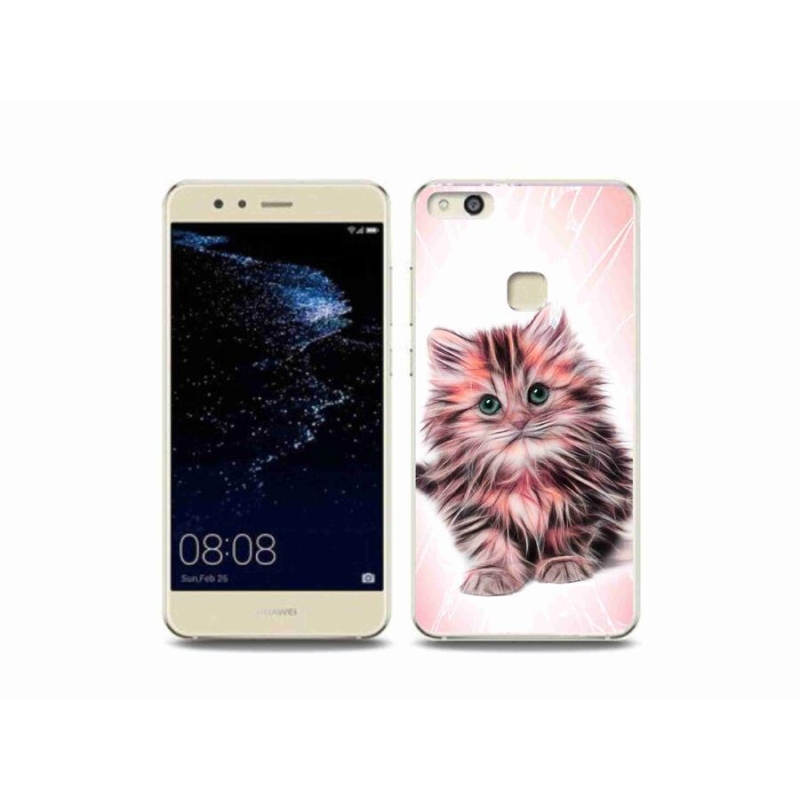 Gél borító mmCase a mobil Huawei P10 Lite készülékhez - aranyos cica