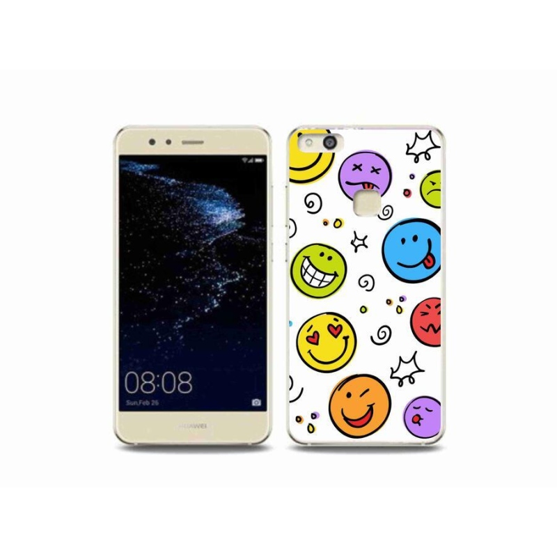 Gél borító mmCase a Huawei P10 Lite készülékhez - smiley-k