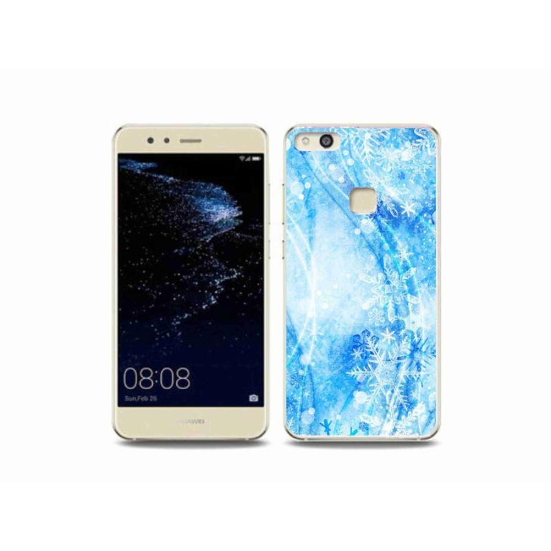 Gél borítás mmCase a Huawei P10 Lite készülékhez - hópelyhek