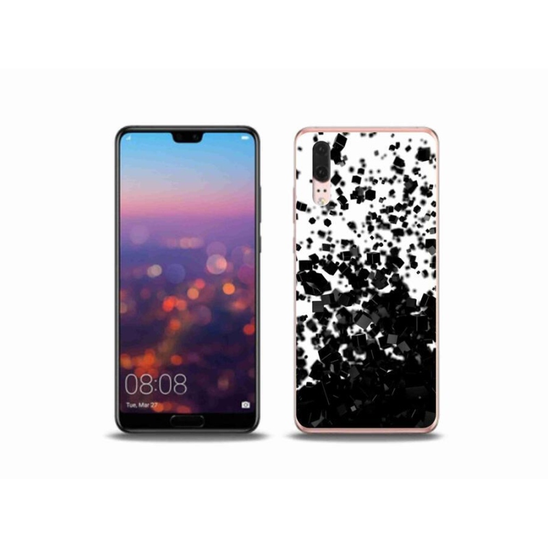 Gél borítás mmCase mobiltelefonhoz Huawei P20 - absztrakt minta 1