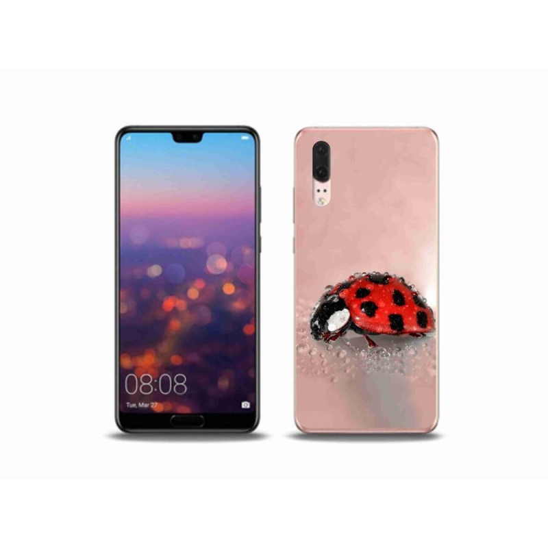 Gél borítás mmCase a Huawei P20 készülékhez - katicabogár
