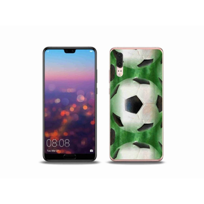 Gél borítás mmCase a mobil Huawei P20 - focilabda