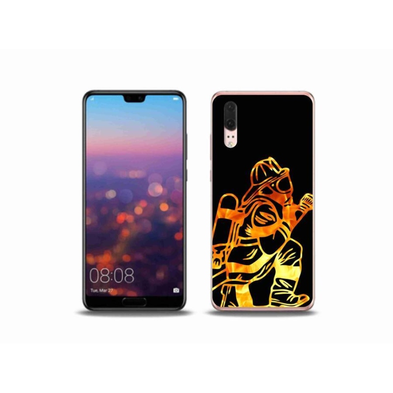 Gél borítás mmCase a Huawei P20 készülékhez - tűzoltó 1