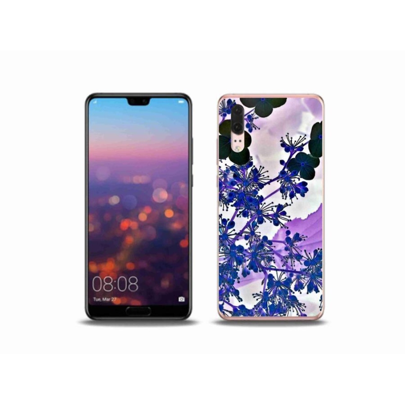 Gél borítás mmCase mobil Huawei P20 - hortenzia virág