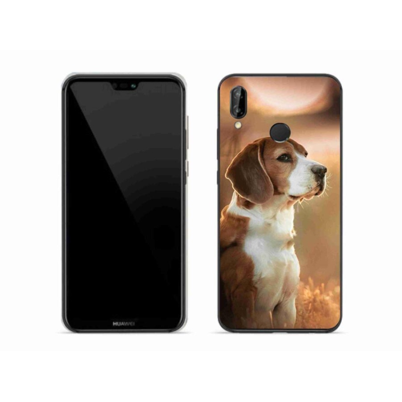 Gél borítás mmCase a Huawei P20 Lite készülékhez - bézs színű