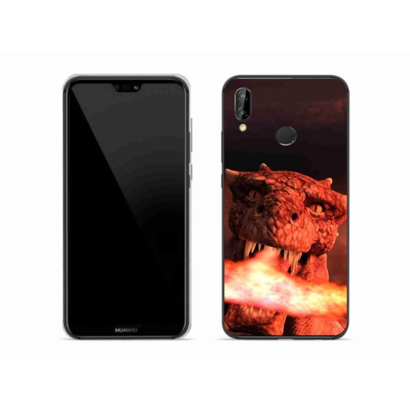 Gél borítás mmCase a Huawei P20 Lite készülékhez - sárkány