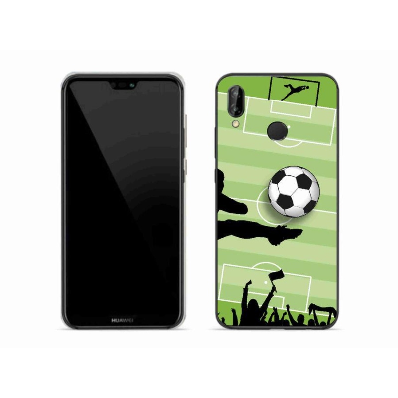 Gél borítás mmCase mobil Huawei P20 Lite - futball 3
