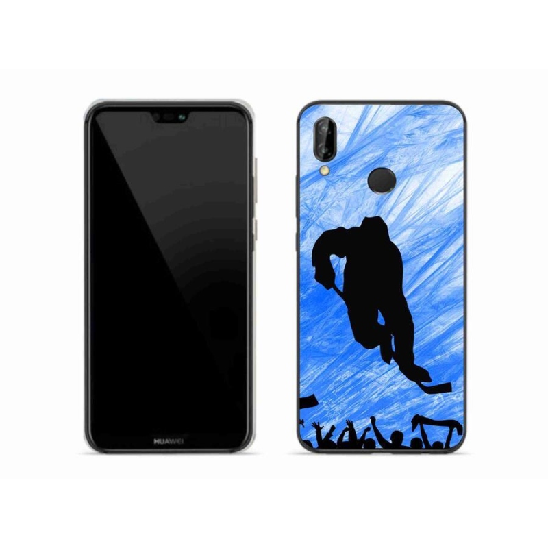 Gél borítás mmCase mobil Huawei P20 Lite - hokijátékoshoz