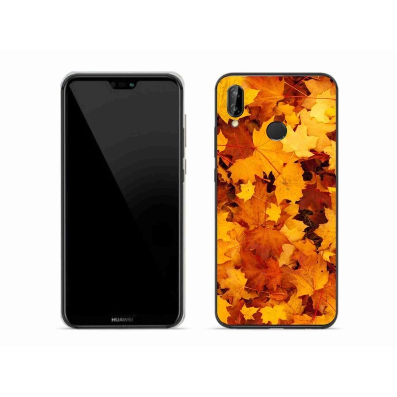 Gél borítás mmCase a Huawei P20 Lite készülékhez - juharlevelek