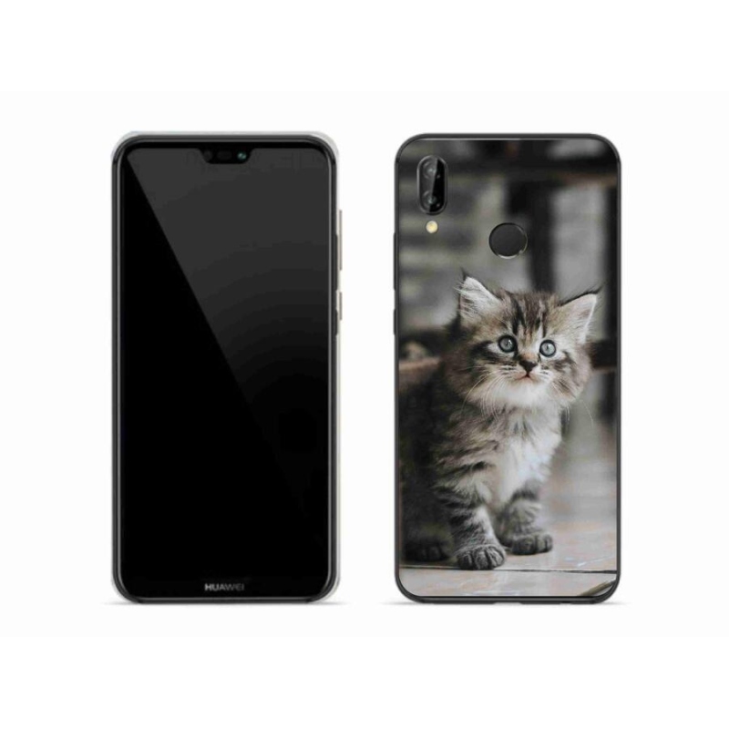 Gél borítás mmCase a Huawei P20 Lite készülékhez - cica