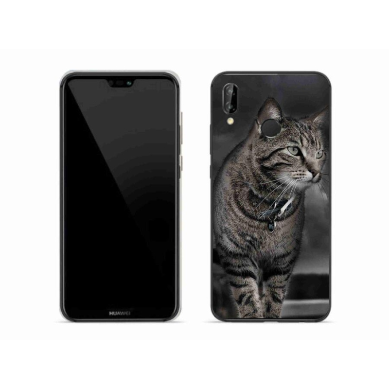 Gél borítás mmCase a Huawei P20 Lite készülékhez - macska