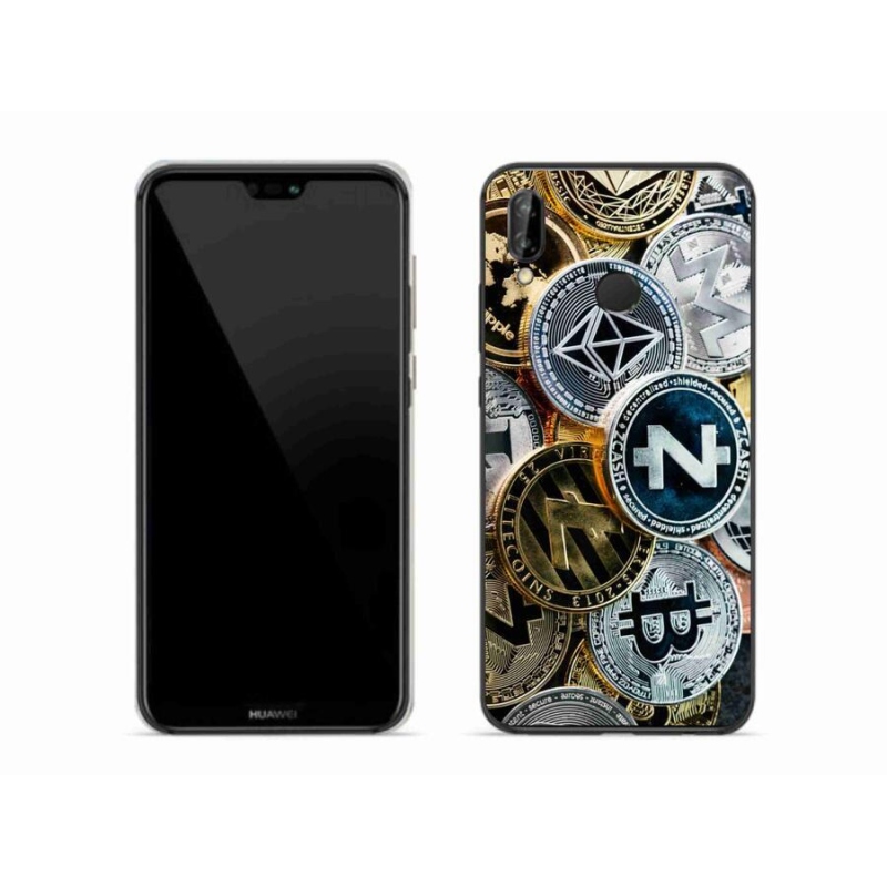 Gél borítás mmCase a Huawei P20 Lite számára - kriptovaluták