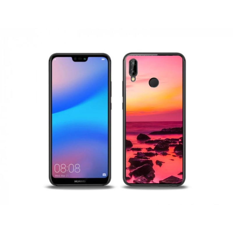Gél borítás mmCase a Huawei P20 Lite számára - tenger és ragyogás