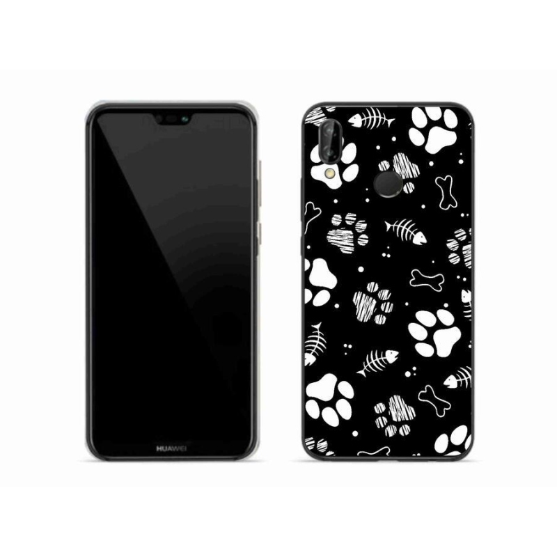 Gél borítás mmCase a Huawei P20 Lite készülékhez - kutyamancsok