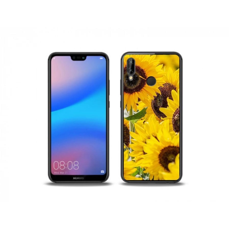 Gél borítás mmCase a Huawei P20 Lite készülékhez - Napraforgó