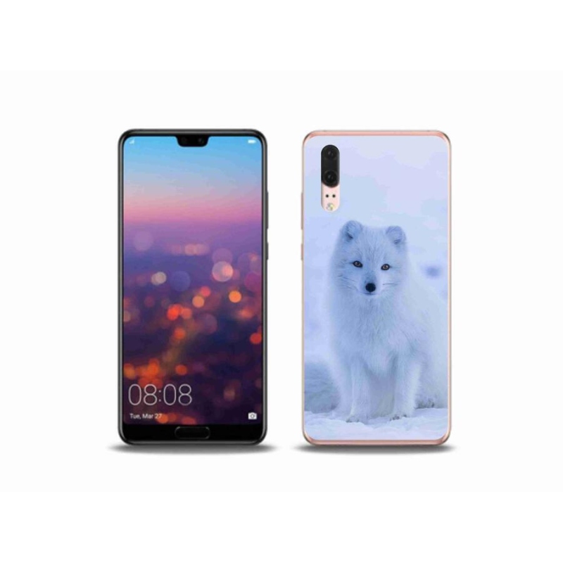 Gél borítás mmCase a Huawei P20 készülékhez - polár róka