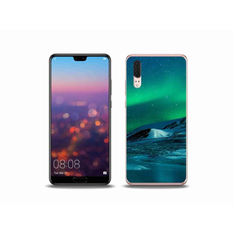 Gél borítás mmCase a Huawei P20 készülékhez - sarki fény