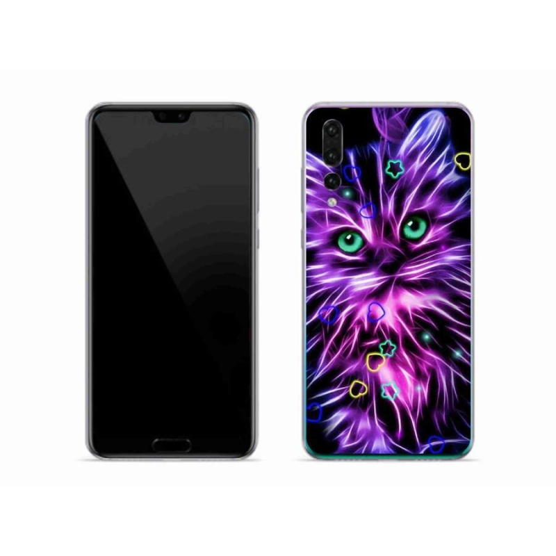 Gél borítás mmCase a Huawei P20 Pro készülékhez - absztrakt macska
