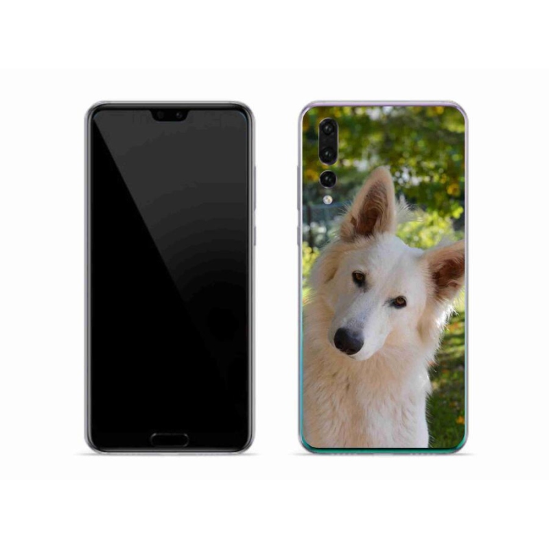 Gél borítás mmCase a Huawei P20 Pro-hoz - fehér Swiss Shepherd 1