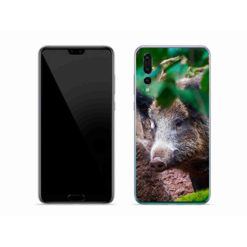 Gél borítás mmCase a Huawei P20 Pro-hoz - vaddisznó