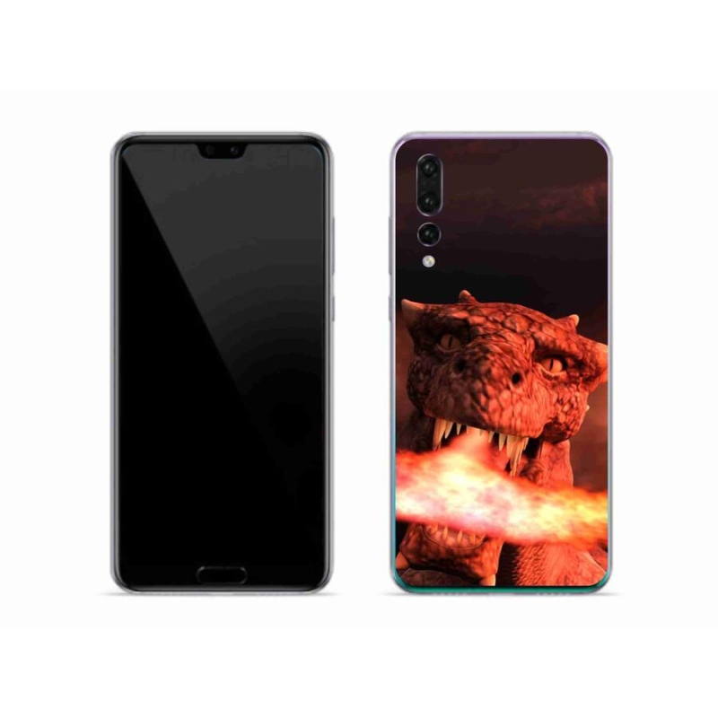 Zselés borítás mmCase a Huawei P20 Pro-hoz - sárkány