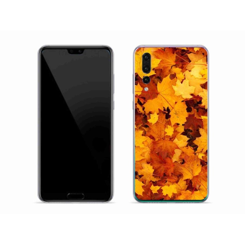 Gél borítás mmCase a Huawei P20 Pro készülékhez - juharlevelek