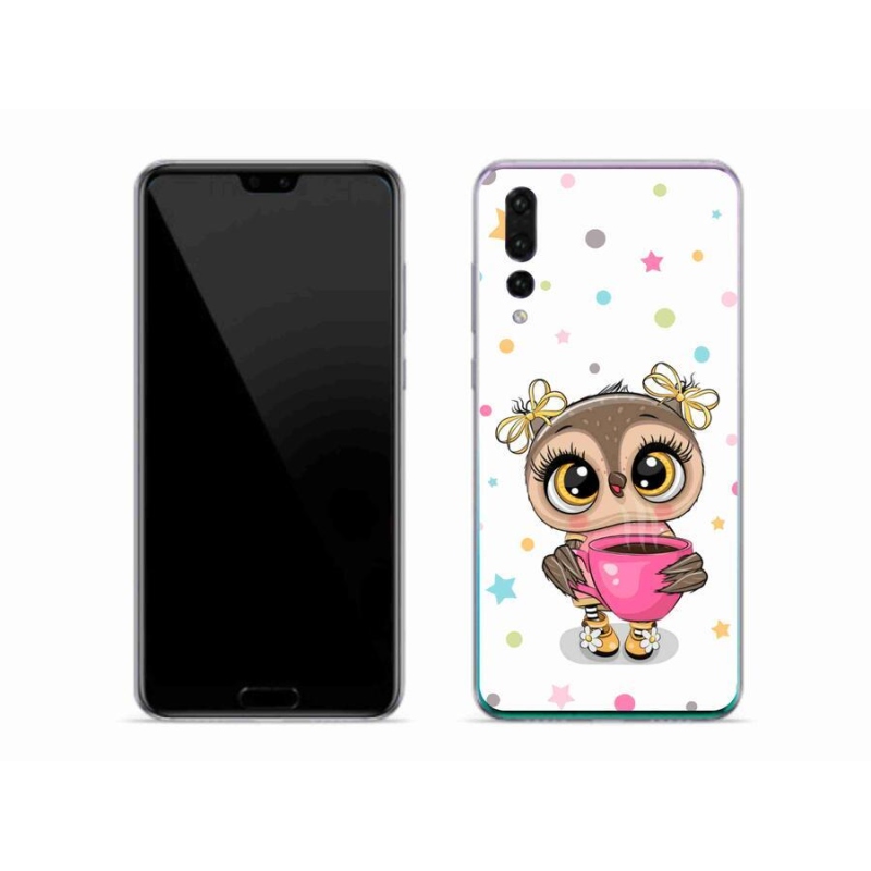 Gél borítás mmCase a Huawei P20 Pro készülékhez - rajzfilm bagoly