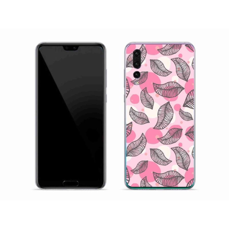 Gél borítás mmCase a Huawei P20 Pro-hoz - rajzfilmes hulló levelek