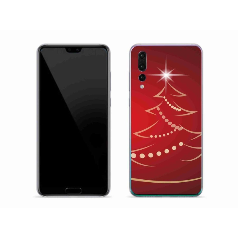 Gél borítás mmCase a Huawei P20 Pro számára - karácsonyfa karikatúra
