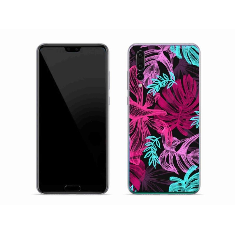Gél borítás mmCase a mobil Huawei P20 Pro - virágok 1