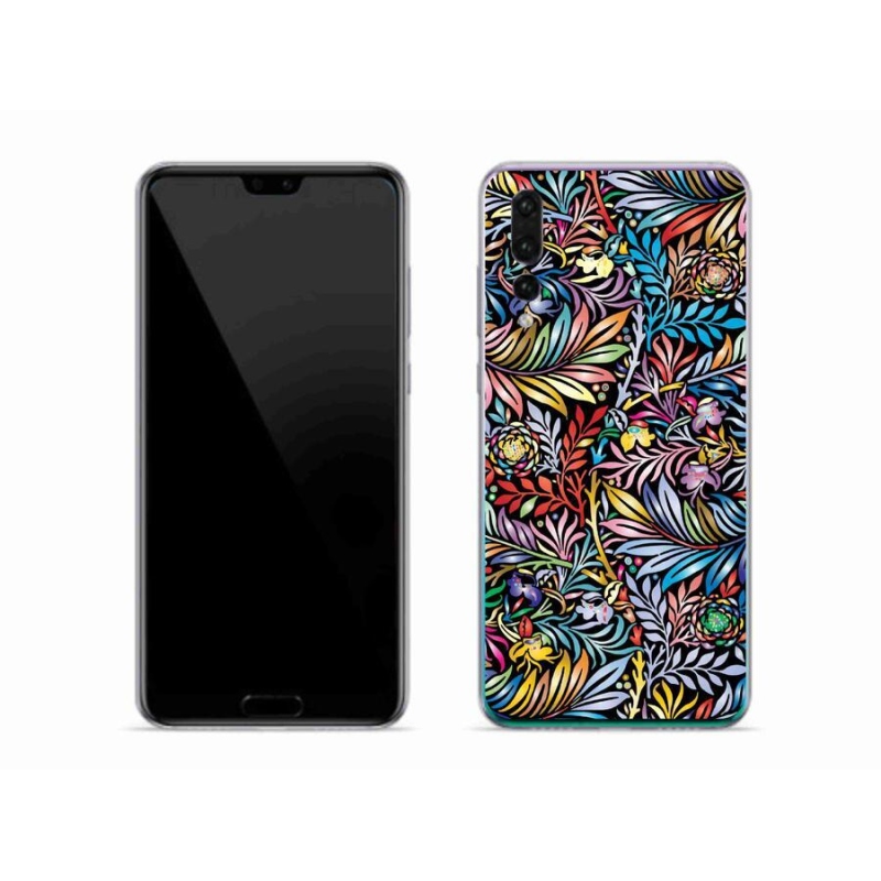 Gél borító mmCase a mobil Huawei P20 Pro - virágok 5