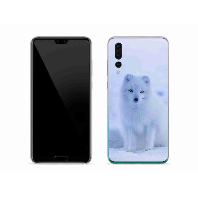 Gél borítás mmCase a Huawei P20 Pro készülékhez - polár róka