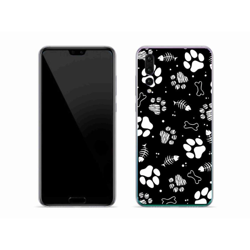 Gél borítás mmCase a Huawei P20 Pro-hoz - kutyamancsok