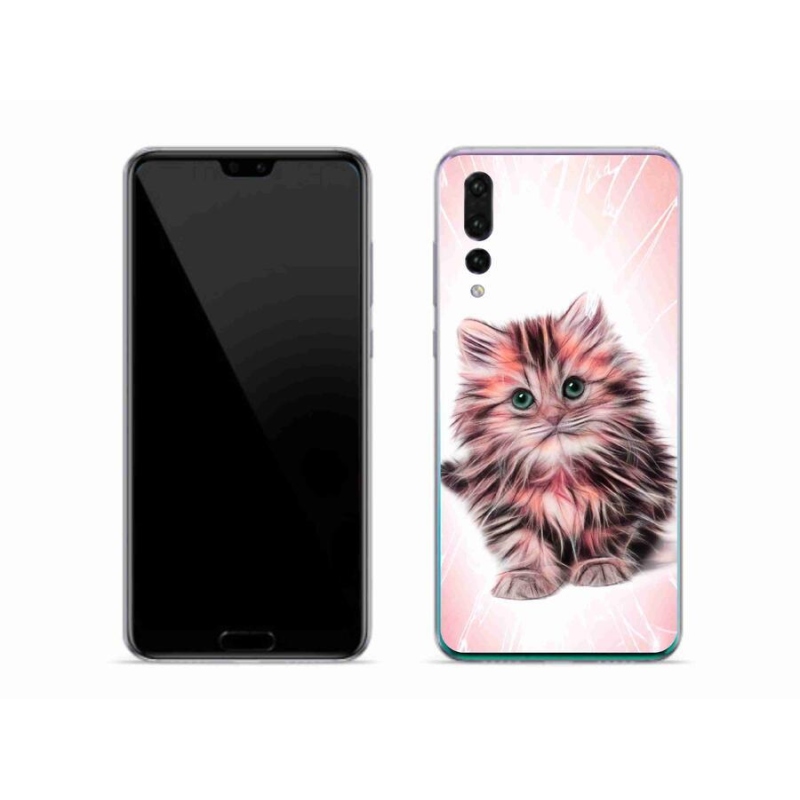 Gél borítás mmCase a Huawei P20 Pro számára - aranyos cica