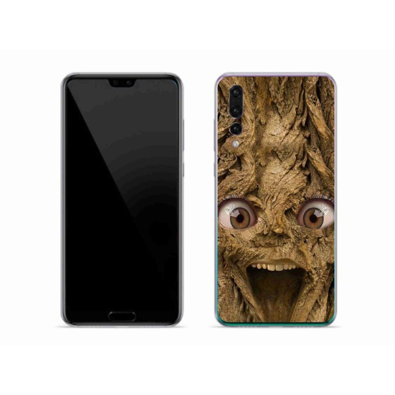Gél borítás mmCase a Huawei P20 Pro számára - boldog fa szemekkel