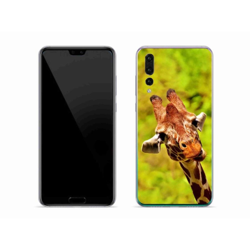 Gél borítás mmCase a Huawei P20 Pro készülékhez - zsiráf