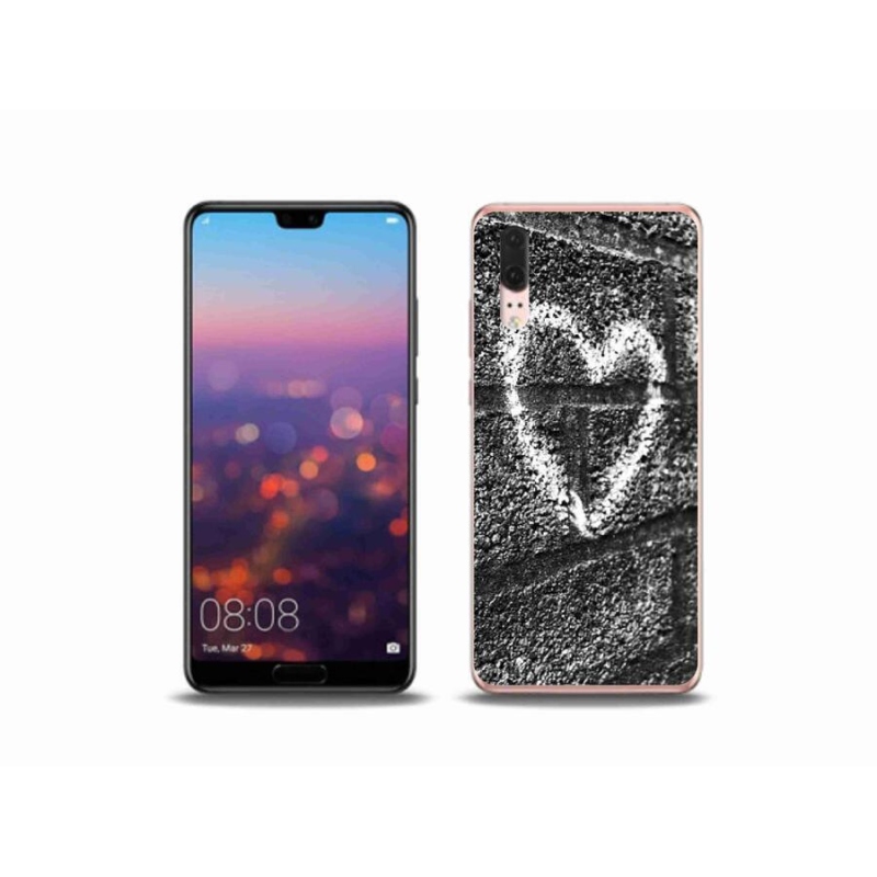Gél borítás mmCase a Huawei P20 készülékhez - szív a falon
