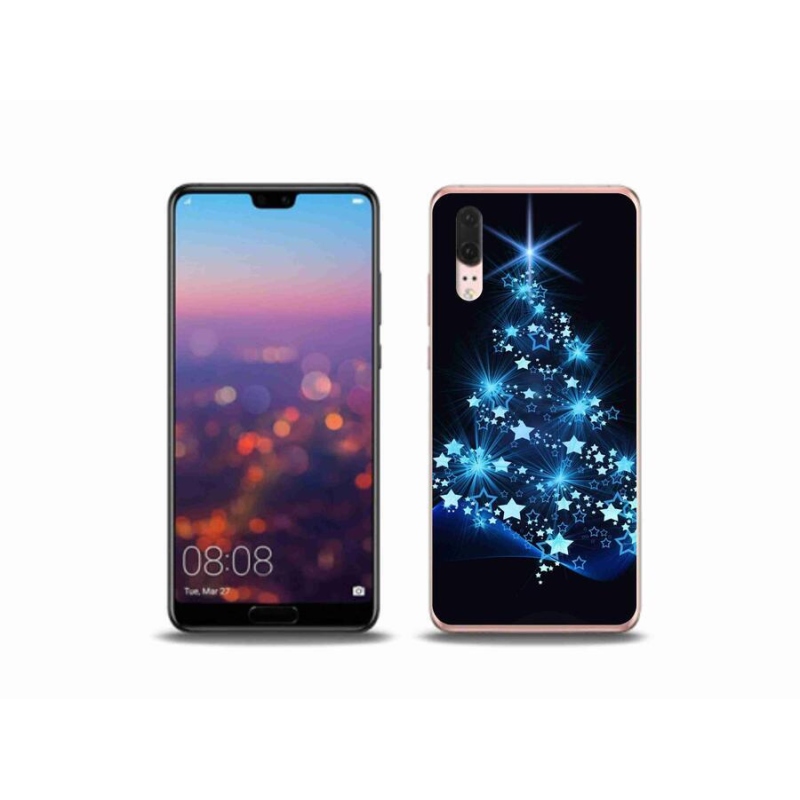 Gél borítás mmCase a Huawei P20 készülékhez - karácsonyfa