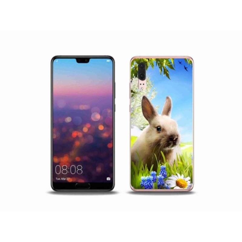 Gél borítás mmCase a Huawei P20 készülékhez - nyuszi