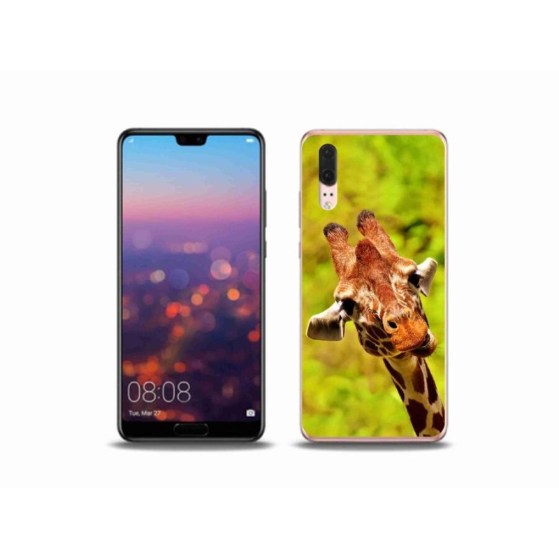 Gél borítás mmCase a Huawei P20 készülékhez - zsiráf